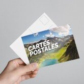 Impression carte postale recto verso