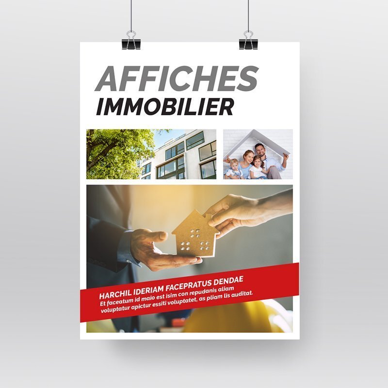 Impression affiche immobilier