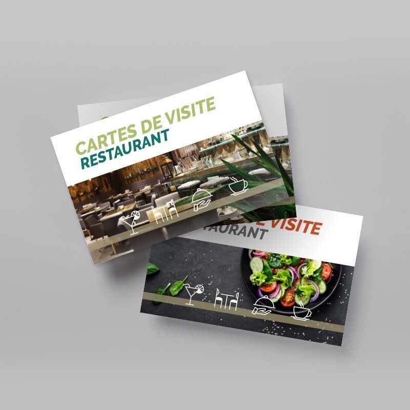 Impression carte de visite restaurant