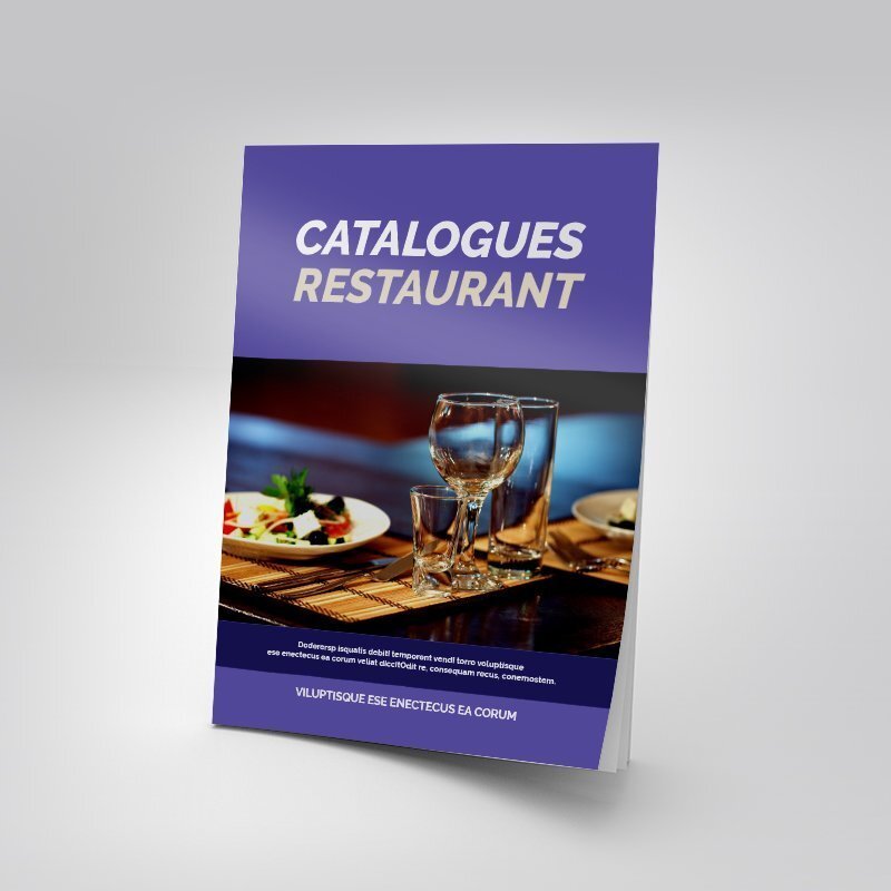 Impression catalogue restaurant