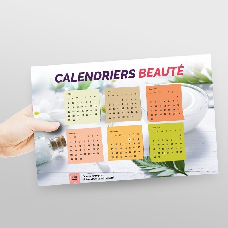 Impression calendrier beauté