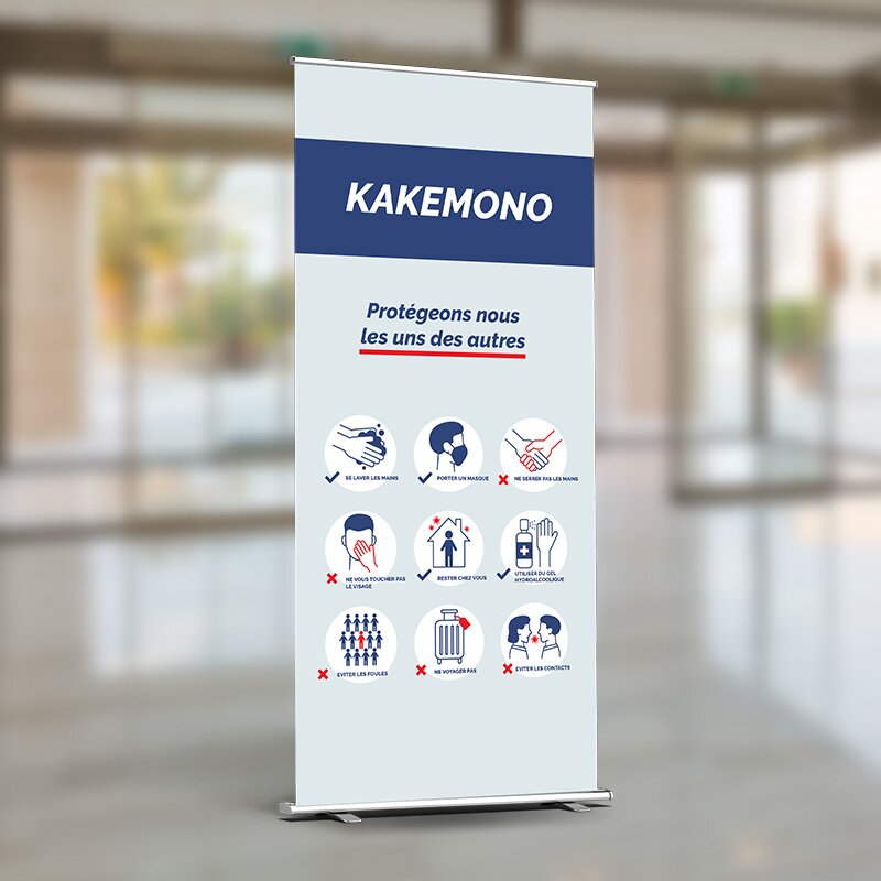 Impression Kakemono informatif