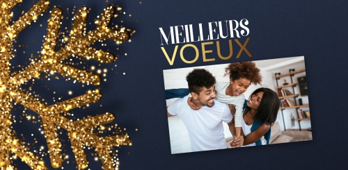 Meilleurs voeux flocon miniature 1