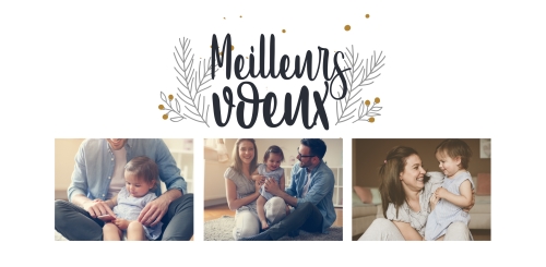 Meilleurs voeux moderne miniature 1