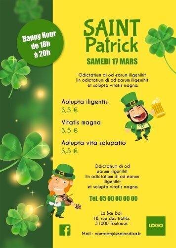 Saint Patrick miniature 2