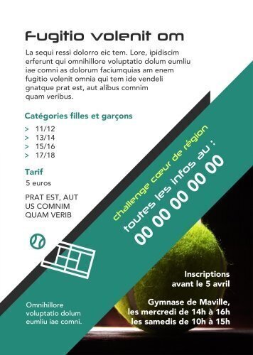 Tournoi de tennis miniature 2