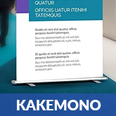 Impression roll up et Kakemono