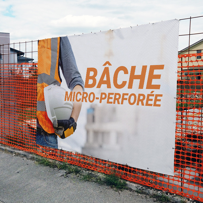 IMPRESSION DE BÂCHE MICRO–PERFORÉE miniature 1