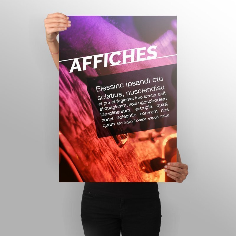 Impression affiche / poster 34x50 miniature 1