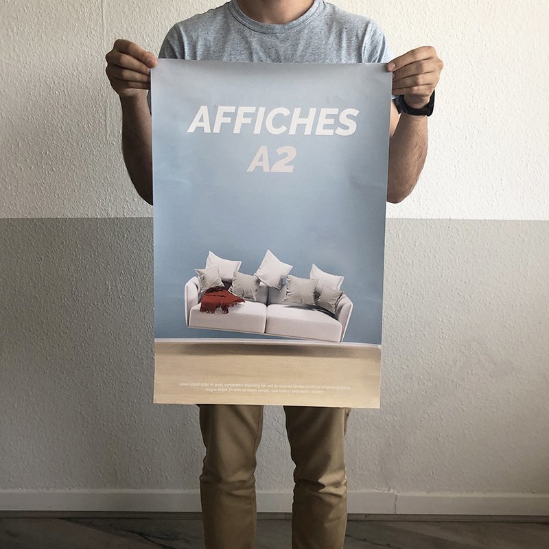 Impression affiches 40x60 cm, format A2 chez Mezzo Tinto