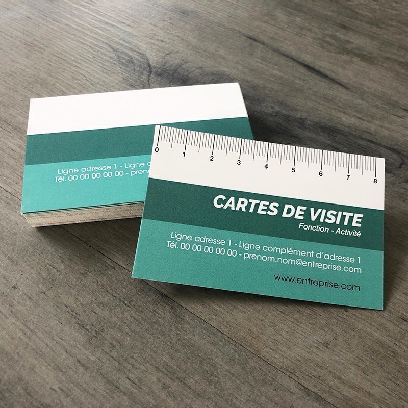 Cartes de visite Modèle 100% personnalisable