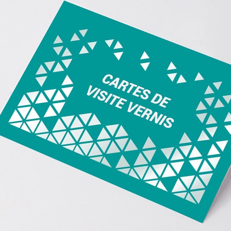 Impression carte de visite vernis miniature 1