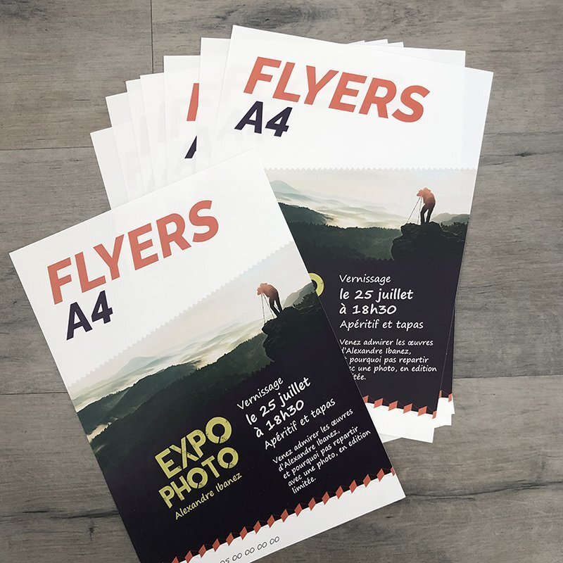 Impression de flyers A4 Top Qualité pas chers miniature 2