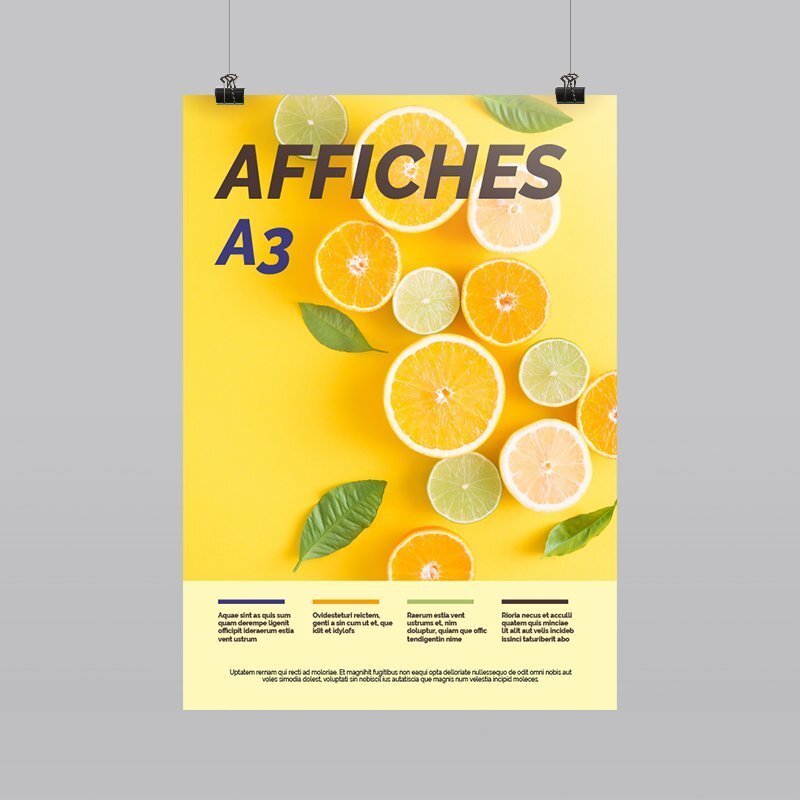 Impression affiche A3