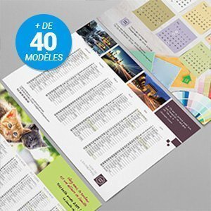 Impression calendrier personnalisable