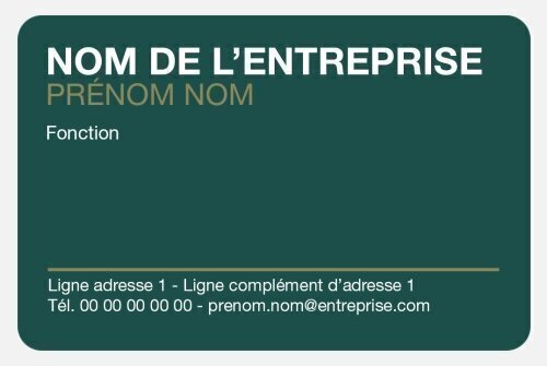 Impression Carte de visite Juriste personnalisable Coins arrondis