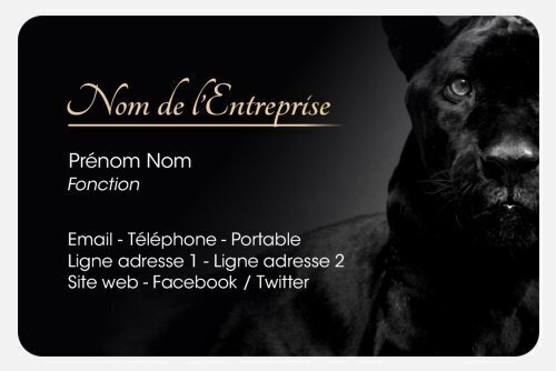 Impression Carte de visite Luxe personnalisable Coins arrondis