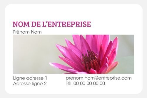 Impression Carte de visite Naturopathe personnalisable Coins arrondis