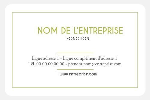 Impression Carte de visite Psychologue personnalisable Coins arrondis