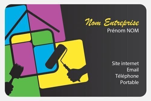 Impression Carte de visite Services personnalisable Coins arrondis