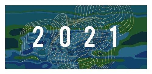 Impression Cartes de voeux simples 2022 personnalisable 21cmx10cm