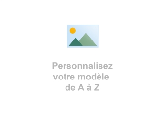 Cartes de vœux simples dorure Vierge personnalisable A6 argent