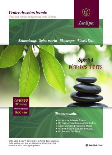 Impression Flyers Centre de soins beauté A6 personnalisable