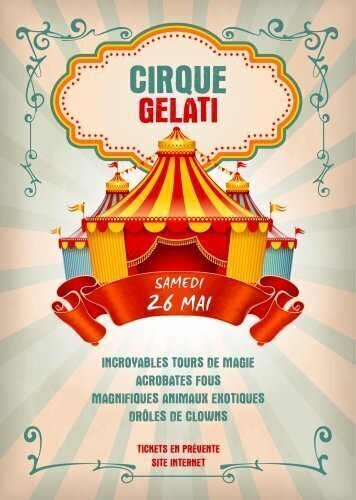 Impression Flyers Cirque gelati A5 personnalisable