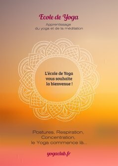 Flyers Ecole de yoga A5 personnalisable