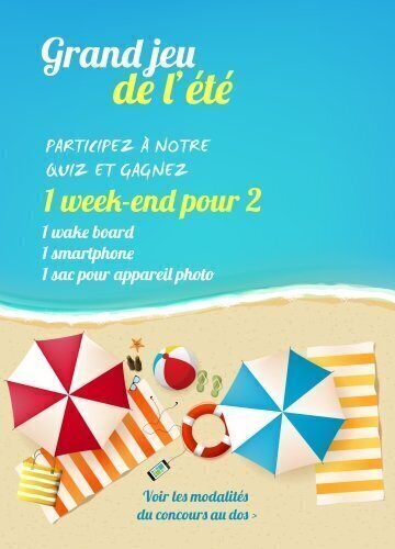 Impression Flyers Grand jeu été A6 personnalisable