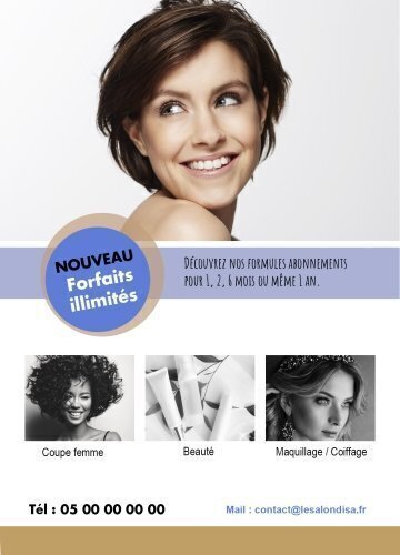 Impression Flyers Le salon d'isa A6 personnalisable