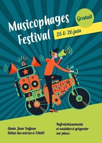 Impression Flyers Musicophage A5 personnalisable