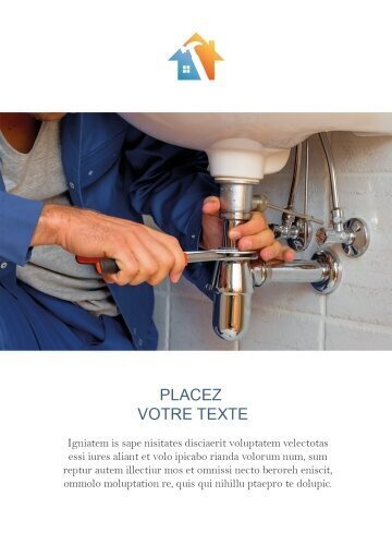 Impression Flyers Plombier express A6 personnalisable