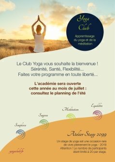 Flyers Yoga club A5 personnalisable