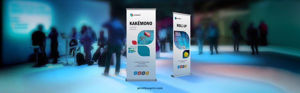 kakemono ou roll-up