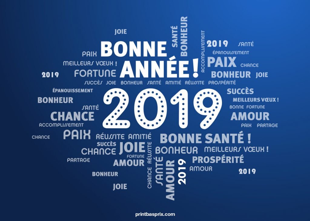 textes de carte de vœux 2019