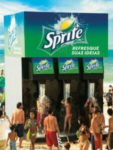 Street marketing Sprite 