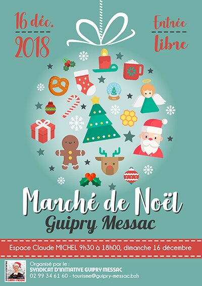 affiche marché de noël