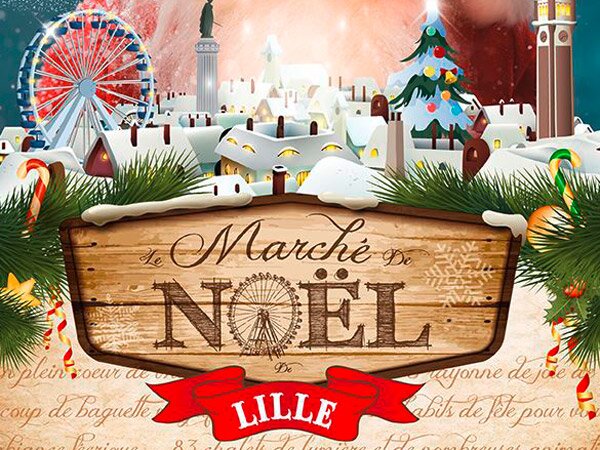 affiche marché de noël centre ville