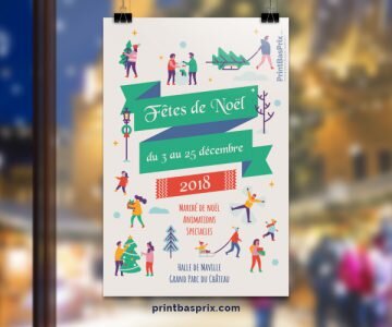 Comment créer une belle affiche de Noël ?