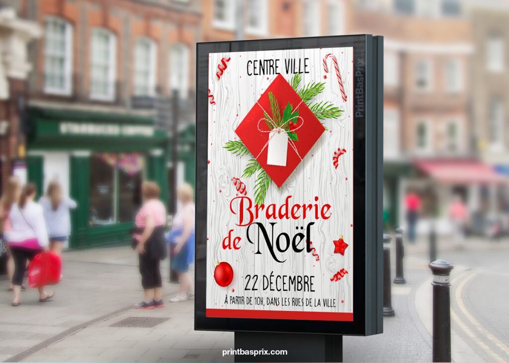 format pour mon affiche de Noël