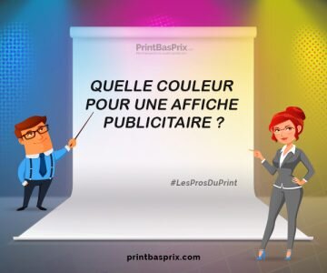 Quelle couleur pour une affiche publicitaire ?