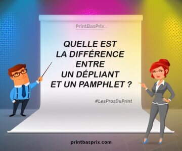 Quelle est la différence entre un dépliant et un pamphlet ?