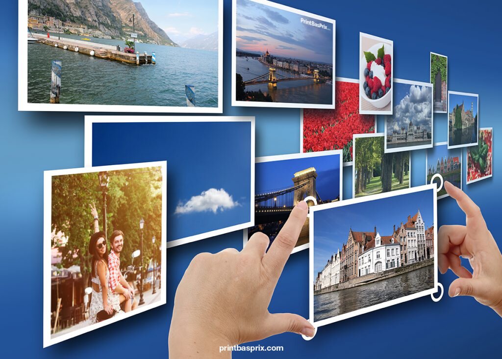 faire des cartes postales avec ses photos vacances