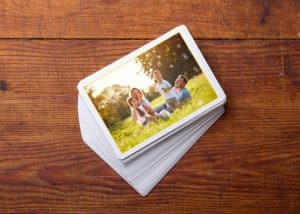 Et pourquoi ne pas faire imprimer des cartes à jouer avec photo de famille