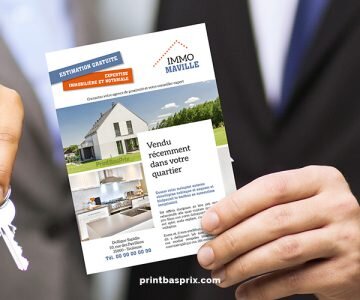 Un bon flyer pour agent immobilier