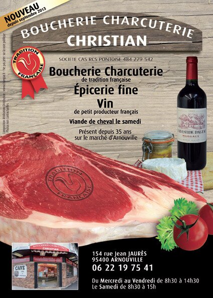 flyer boucherie charcuteie Christian