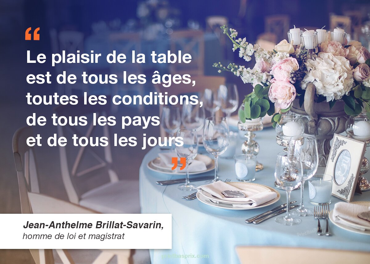 Comment faire un set de table avec des photos pour une belle table