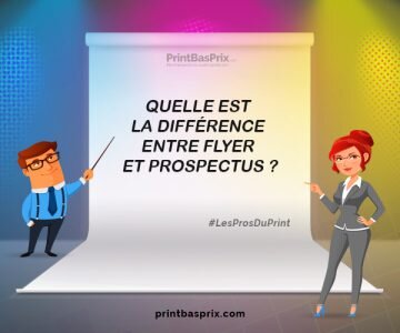 Quelle est la différence entre flyer et prospectus ?