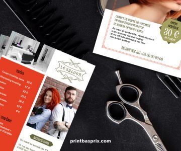 Choisir le meilleur modèle et graphisme de flyer pour salon de coiffure